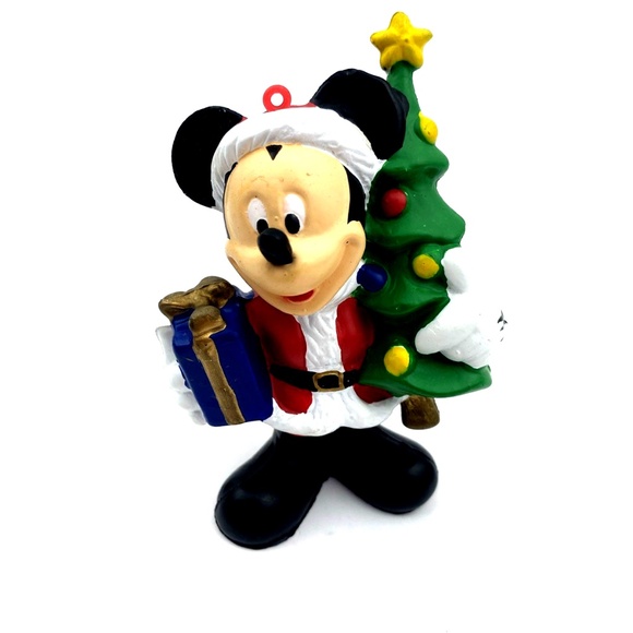 Disney Christmas Ornament Mickey Mouse Tree Gift Hanging Holiday Plastic - Picture 6 of 6